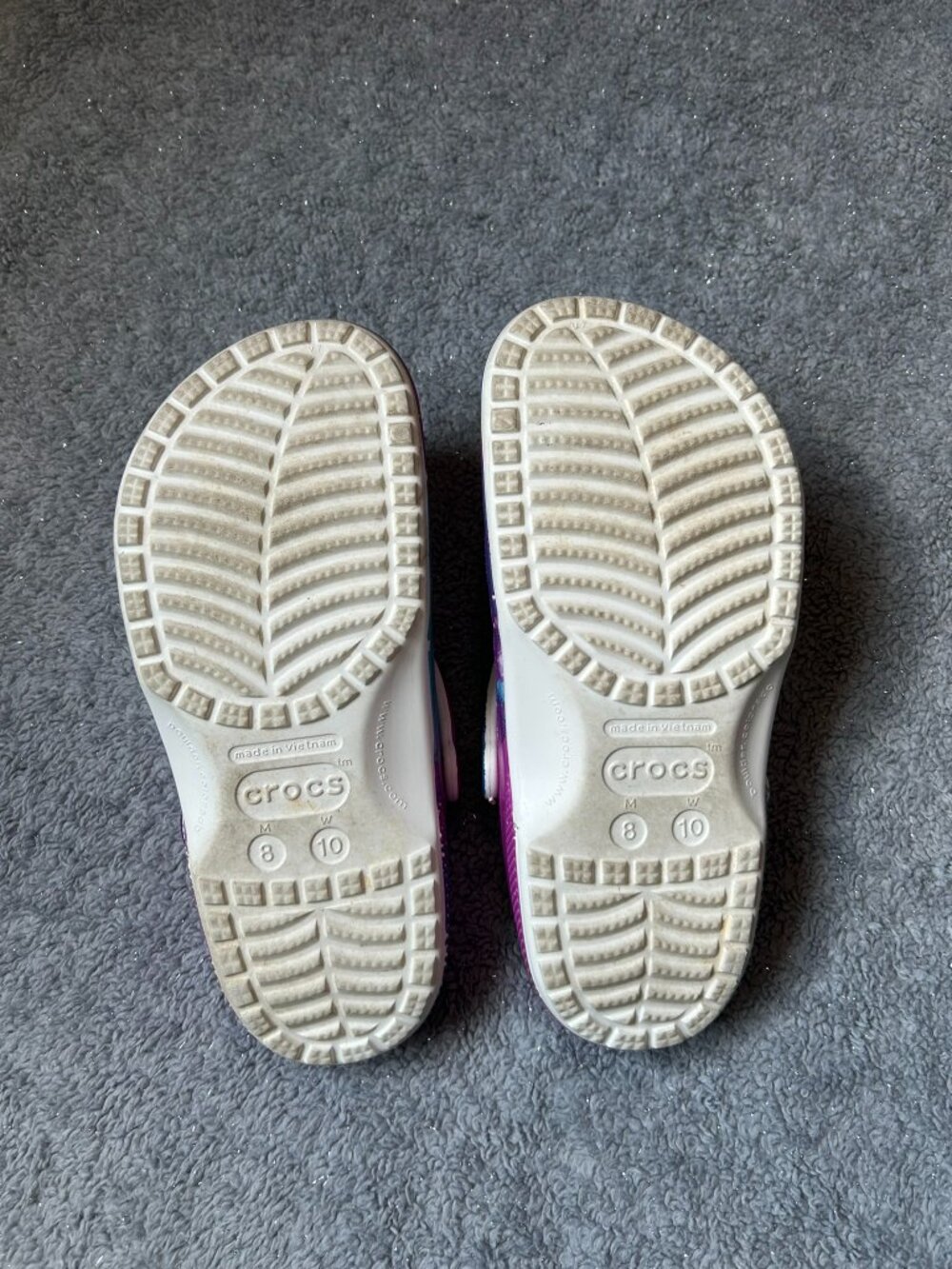 Like New Women's Galaxy Crocs - Size 10 - Picture 3 of 5